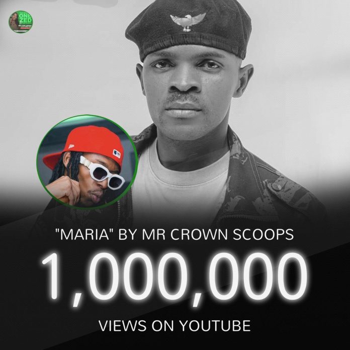 Mr Crown - Maria hits 1 million views on Youtube